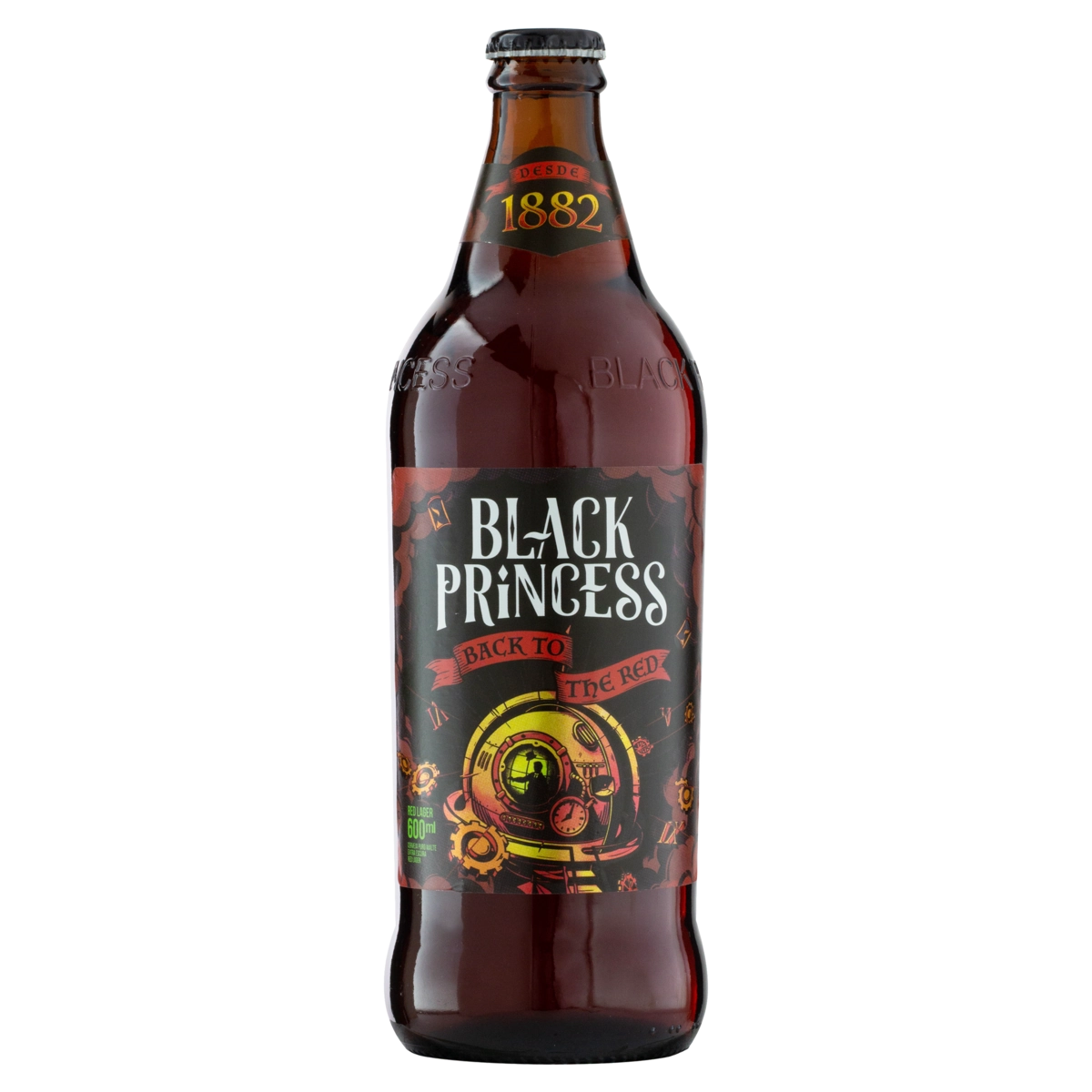 Cerv Blk Prin Backtotheredlag 600ml C6