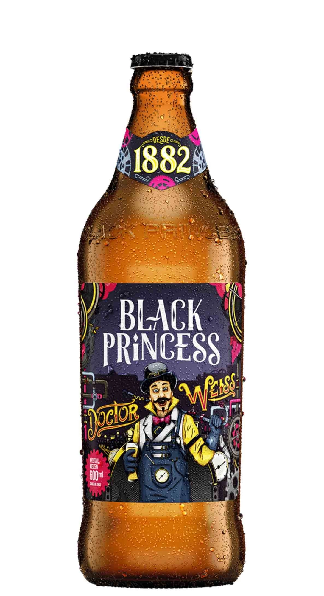 Cerveja Kristall Weizen Doctor Weiss Black Princess Garrafa 600ml