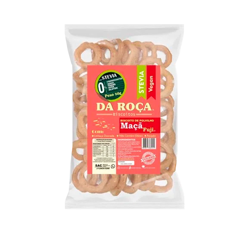 Bisc Polvilho Vegan Maca Fugi Da Roca 65g