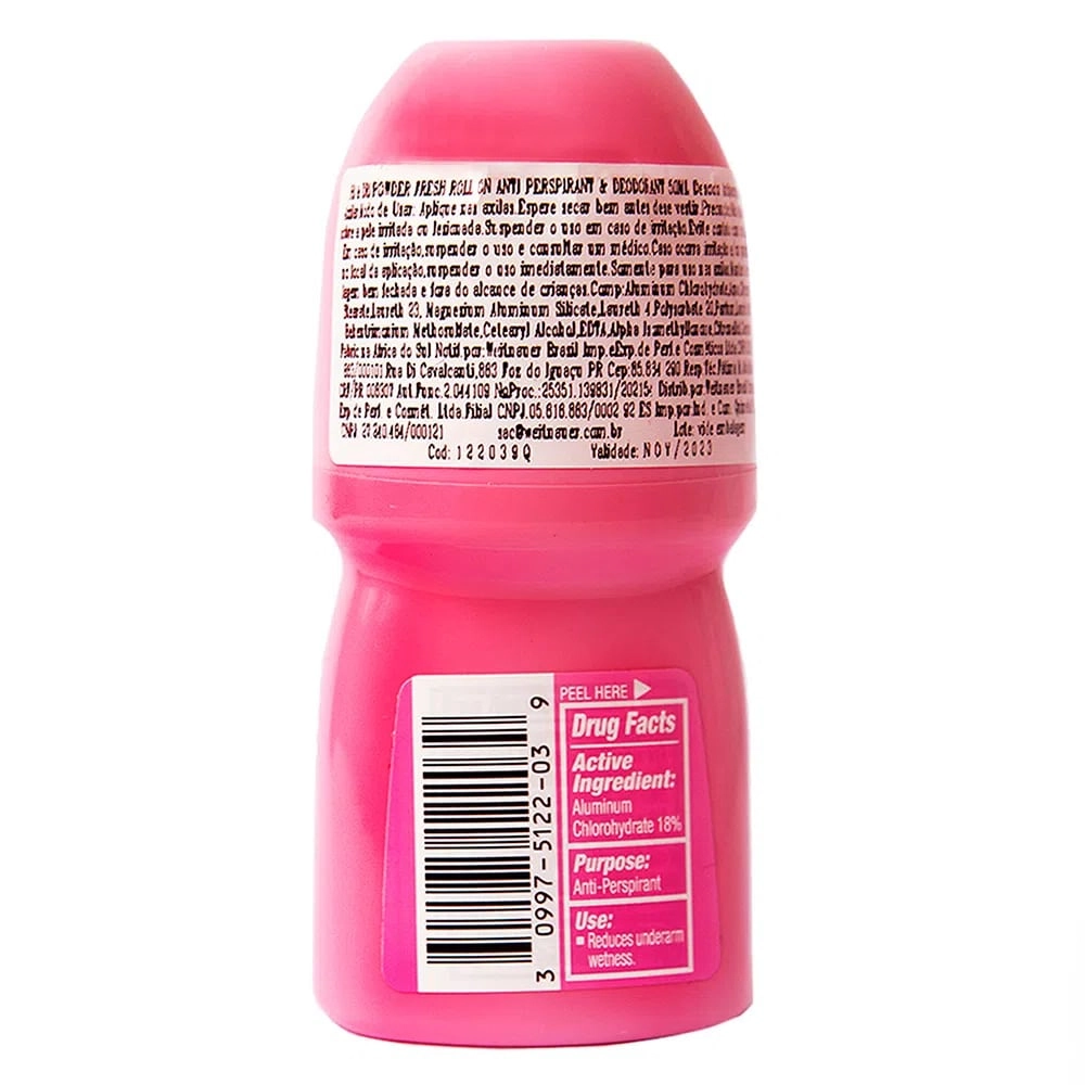 Desodorante Hi & Dri Rosa Powder Rollon - 50ml