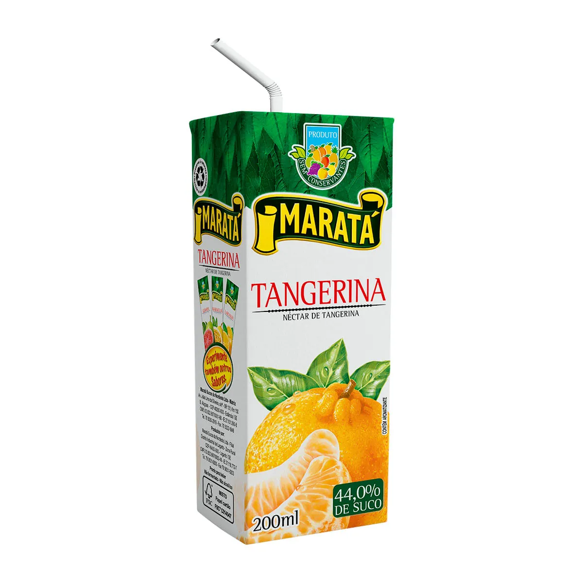 Néctar Tangerina Maratá Caixa 200ml