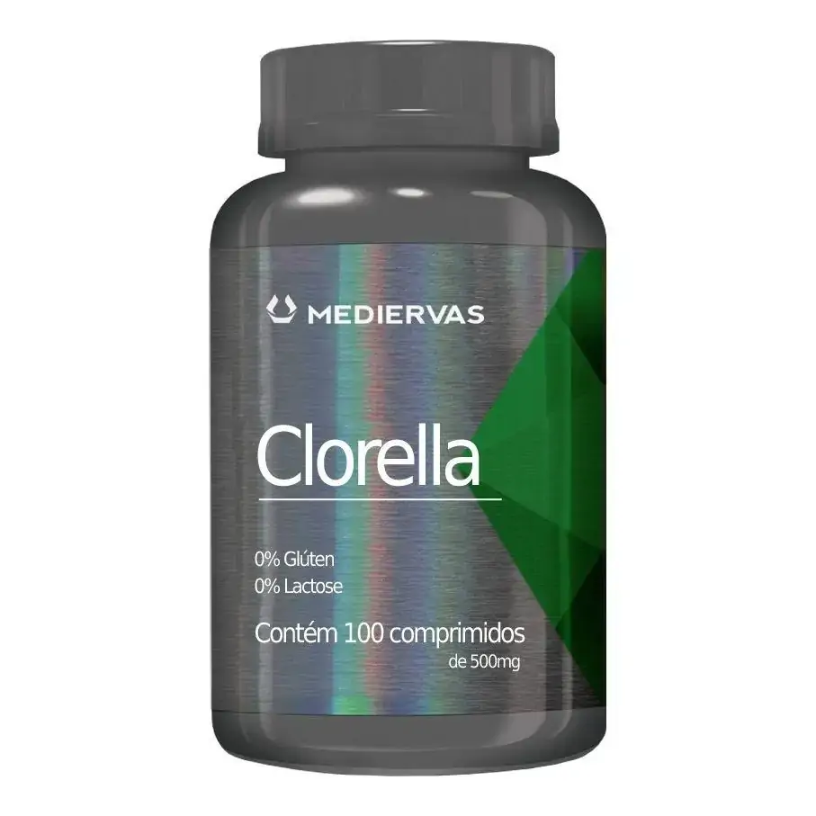 Clorela 100 caps 500mg Mediervas