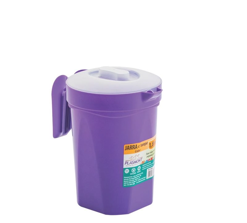 Jarra Graduada1,8lts Colorida Plasmont