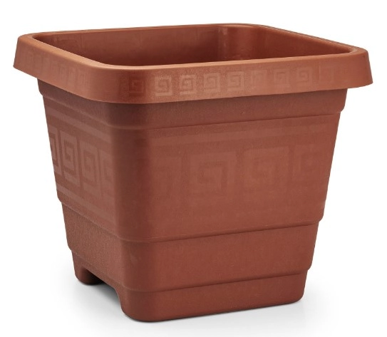 Vaso Quadrado Eg 29l Terra Cota