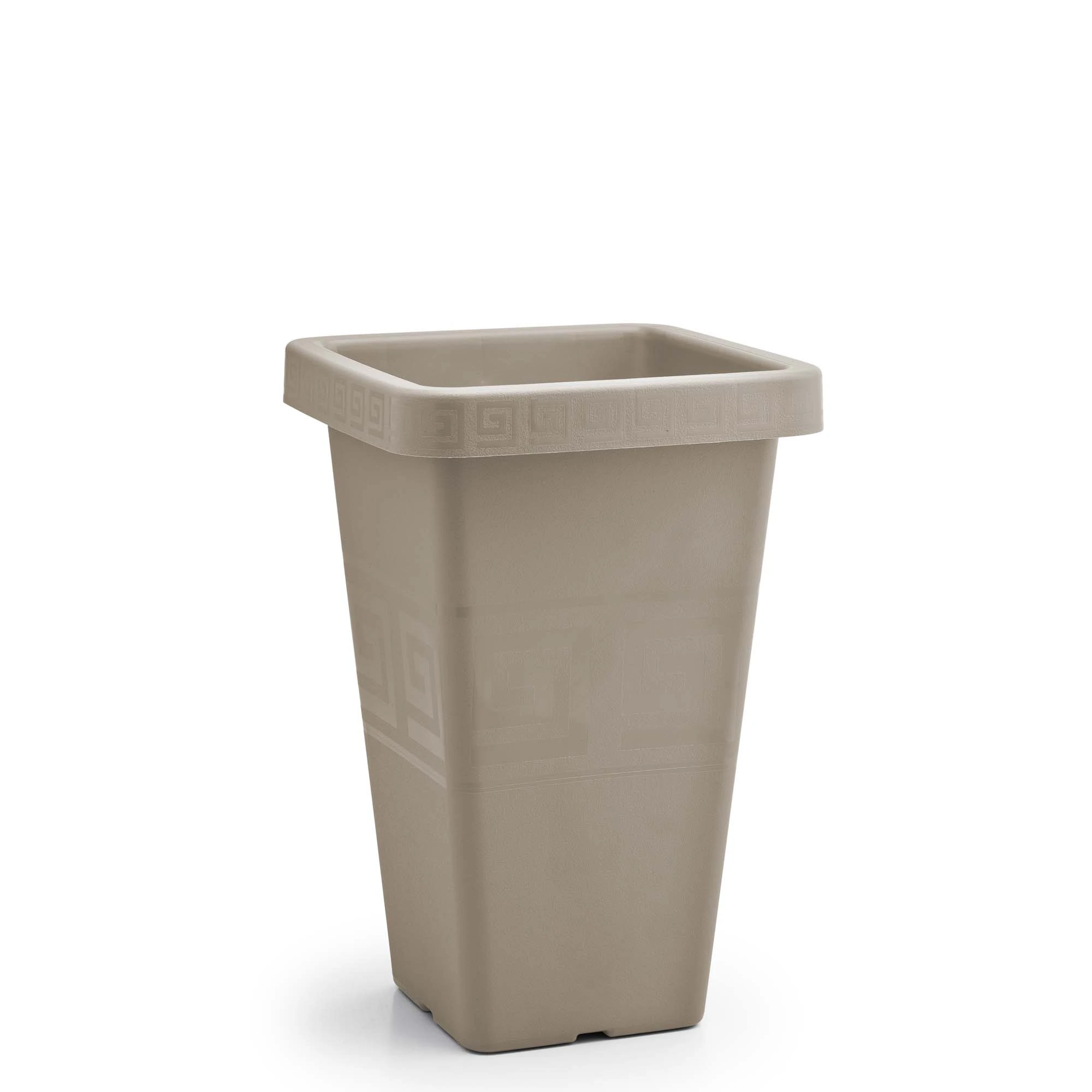 Vaso Grego Quadrado 19,5 Litros Areia