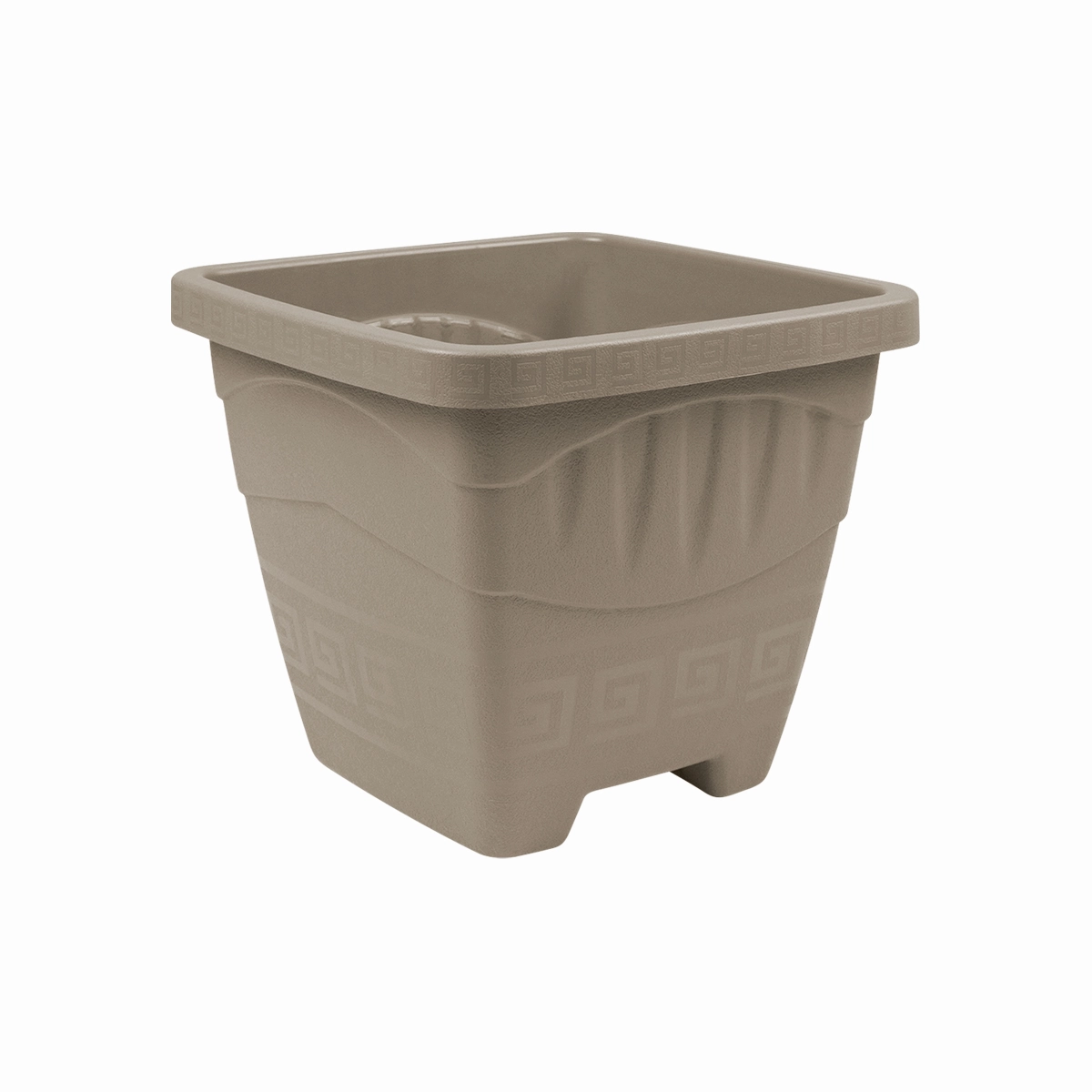 Vaso Quadrado M 6 Litros Areia