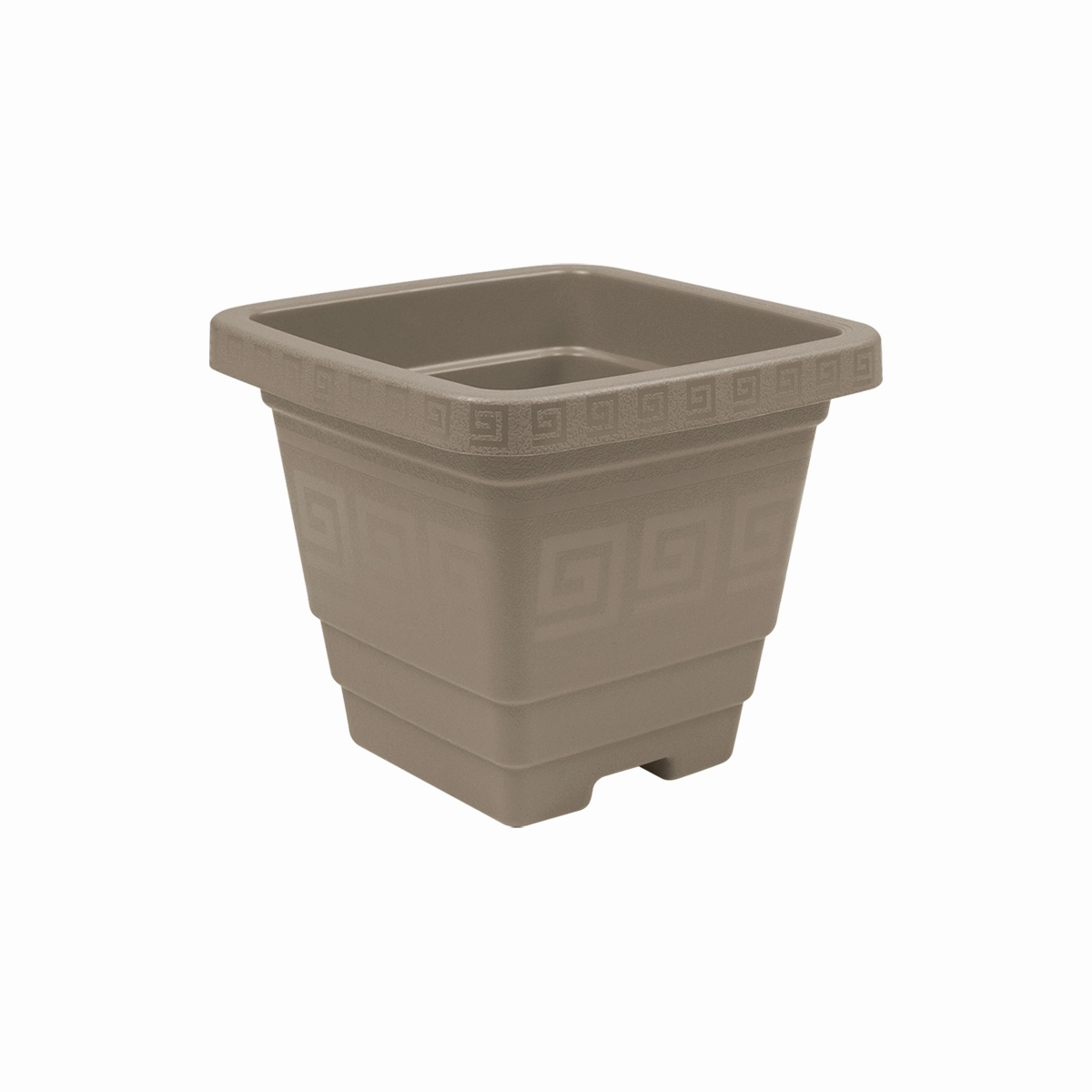 Vaso Quadrado P 2,1l Areia 812