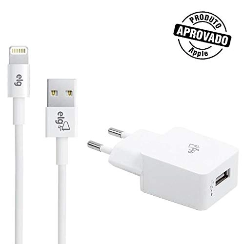 Kt810wc Kit Carregador Parede Universal 1 Saida Usb Cabo Recarga/sincronizacao Modelo Lightning