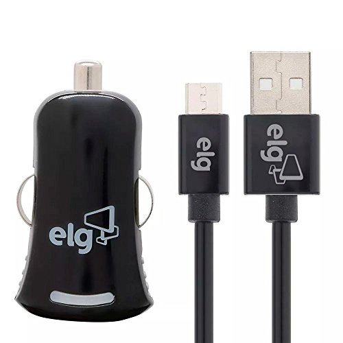 Kt510c1 Kit Carregador Veicular Universal 1 Saida Usb Cabo Recarga/sincronizacao Modelo Micro Us