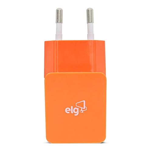 Wc1alr Carregador Usb De Parede Universal 1 Porta Usb Laranja