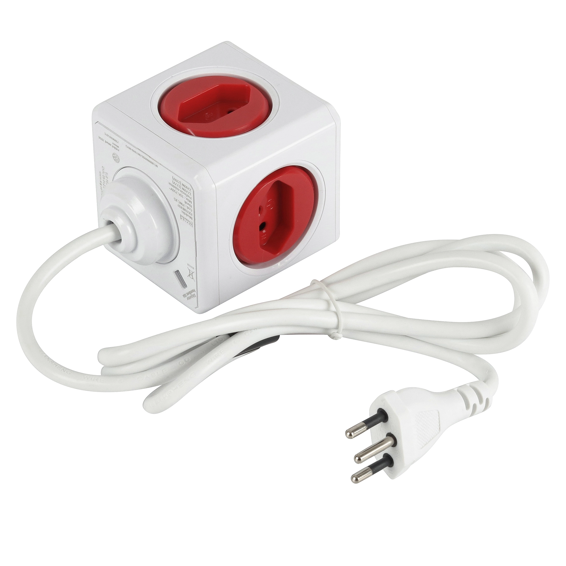 Pwc X5 Adaptador Multiplo De Tomadas Elg 5 Tomadas Cabo 1,5m Bivolt Mod. Extended
