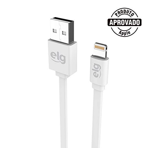 Ec810 Cabo Certificado Apple Lightning Para Recarga / Sincronizacao 1 Metro Branco Elg Expr