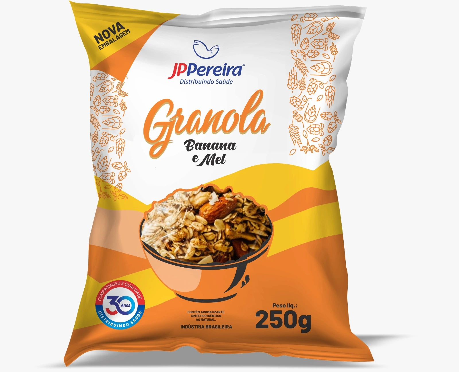 Granola Jp Pereira 250g Banana E Mel