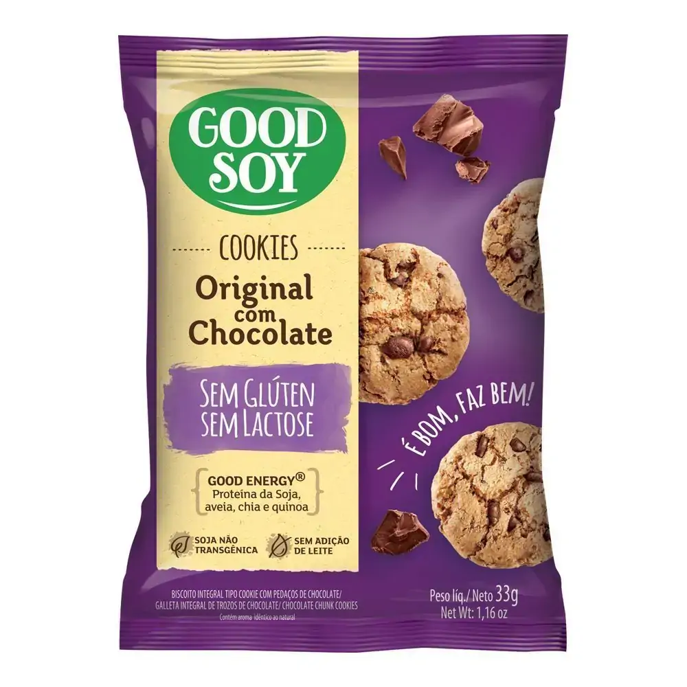 Cookies Good Soy 330gr Gotas De Chocolate