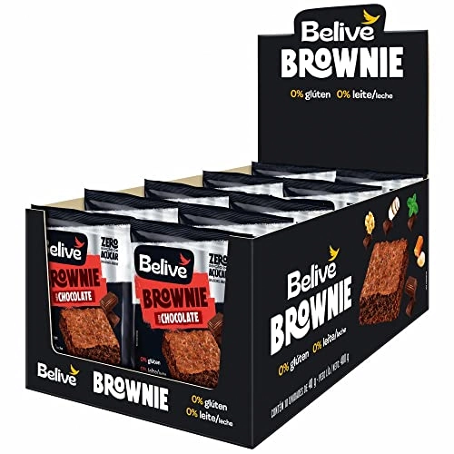Brownie De Chocolate Zero Açúcar Sem Glúten Cx10 400g Believe