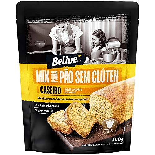 Mix para Pão Sem Glúten Caseiro Belive 300g