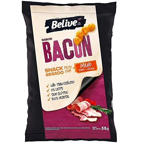 Snack De Milho C/bacon Belive 35g
