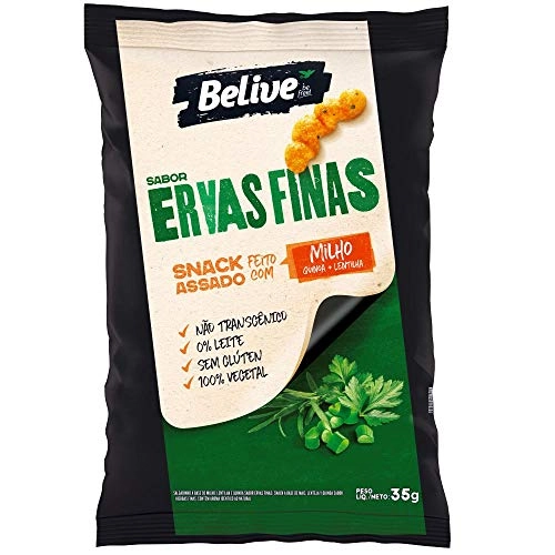 Snack De Milho C/ervas Finas Belive 35g