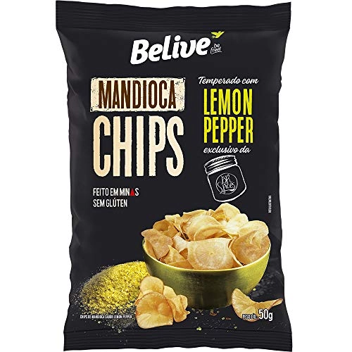 Chips Mandioca Lemon Pepper Belive 50g