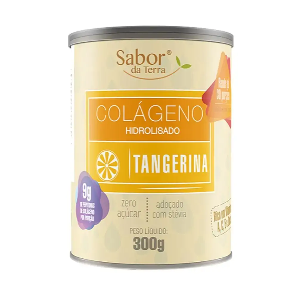 Colágeno Hidrolisado Laranja 300 G Alimentos
