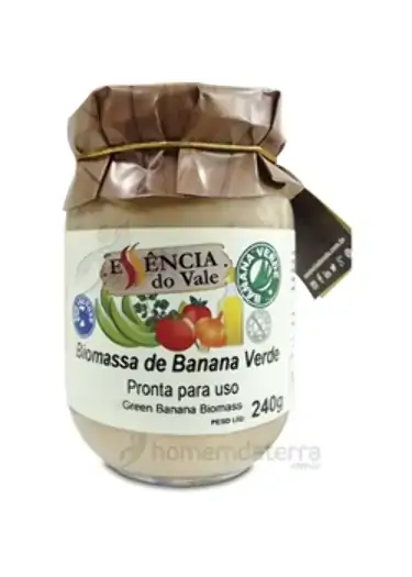 Biomassa De Banana Verde Essência Do Vale 240g