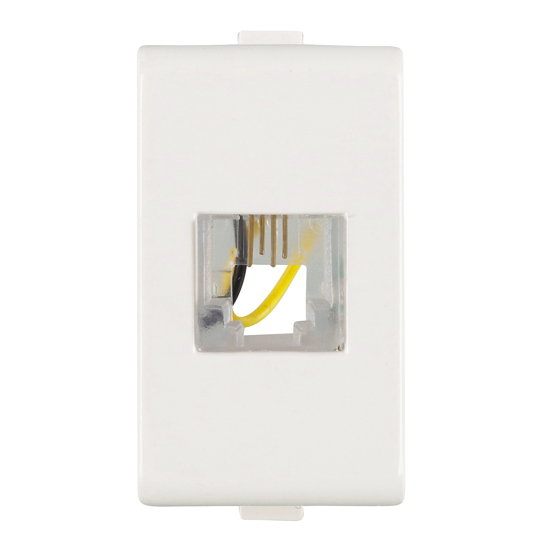 Modulo Tomada RJ11 4 Fios Branco Decor Schneider