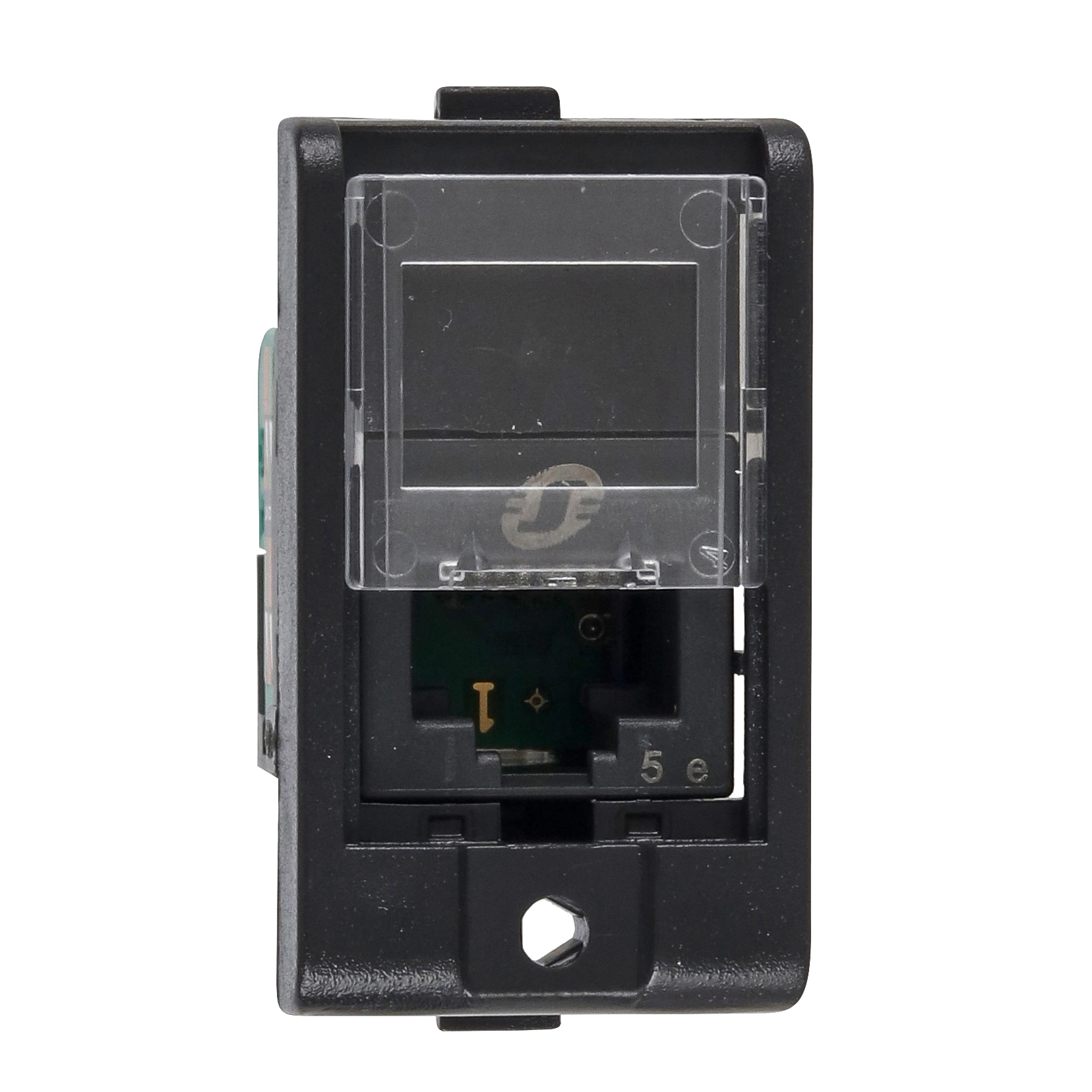 Modulo Tomada RJ45 8 Fios Cat5E  Grafite Decor Schneider