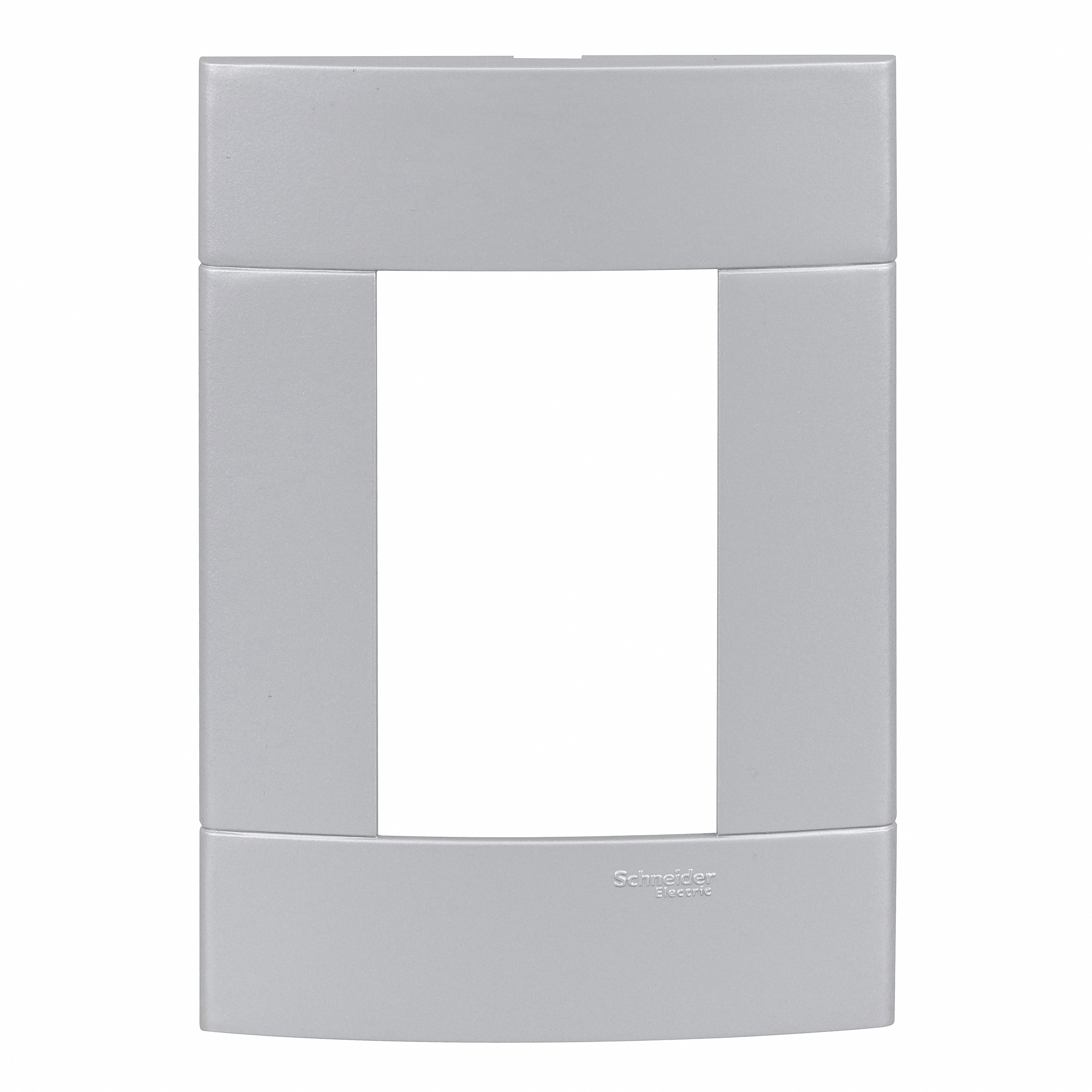 Placa 4X2 3 Módulos Prata Artico Decor Schneider