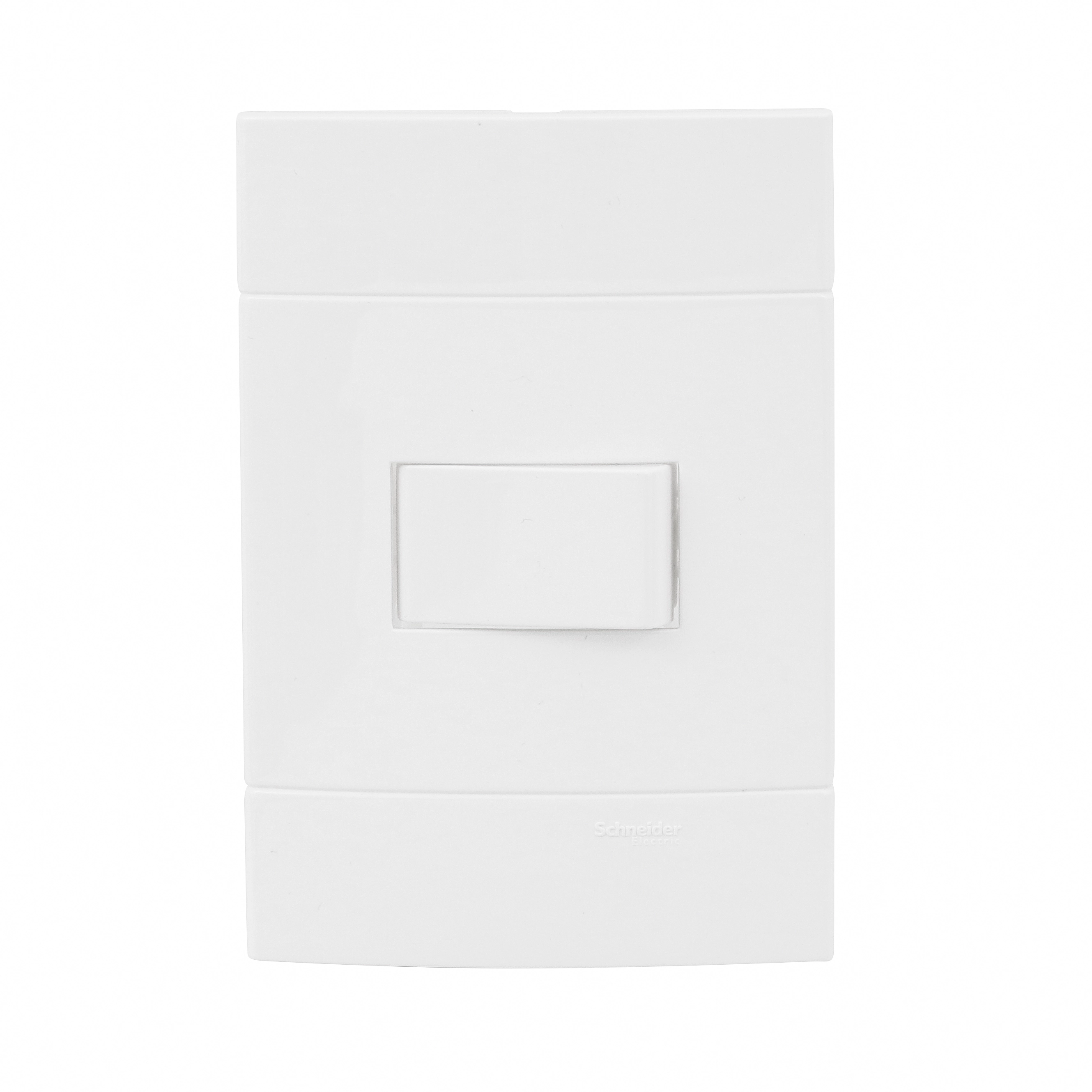 Conjunto Interruptor Simples 10A Branco Decor Schneider