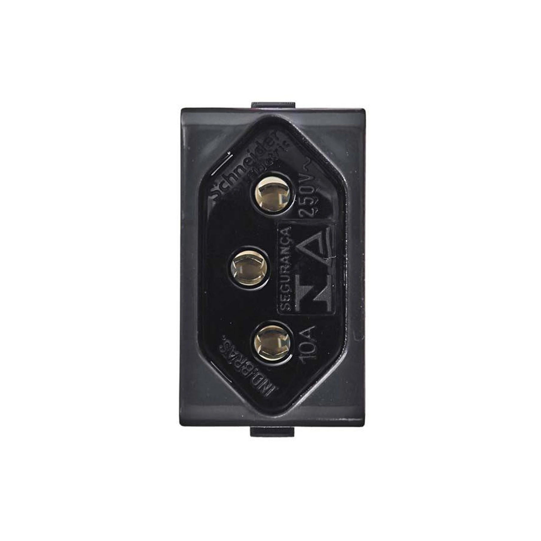 Modulo Tomada 2P+T 10A 250V Grafite Decor Schneider