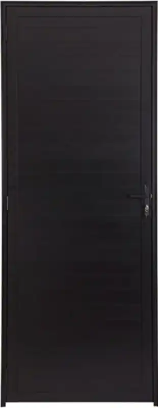 Porta De Aluminio Lambril Linha Premium Preto
