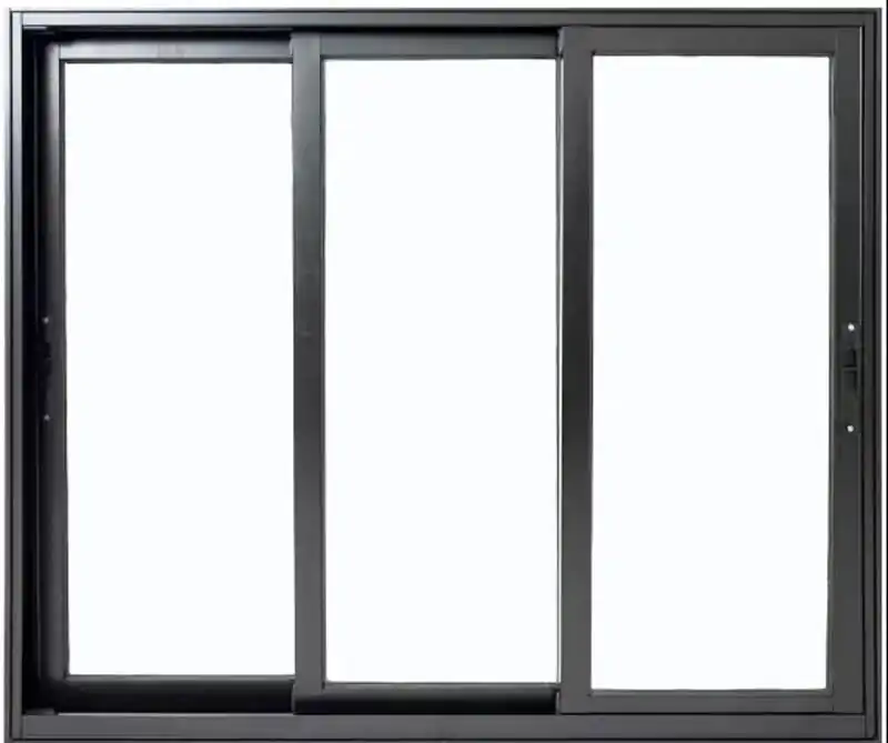 Vitro De Aluminio 3 Planos Móveis Sem Grade Linha Premium Preto