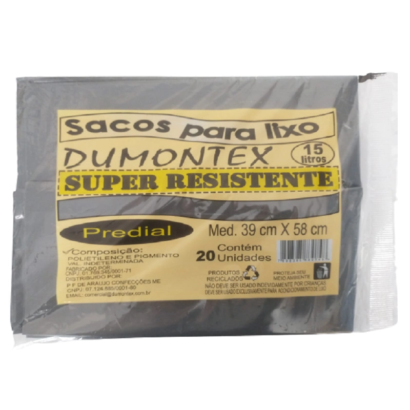 Saco Lixo Dumontex Reforcado Pct 20un