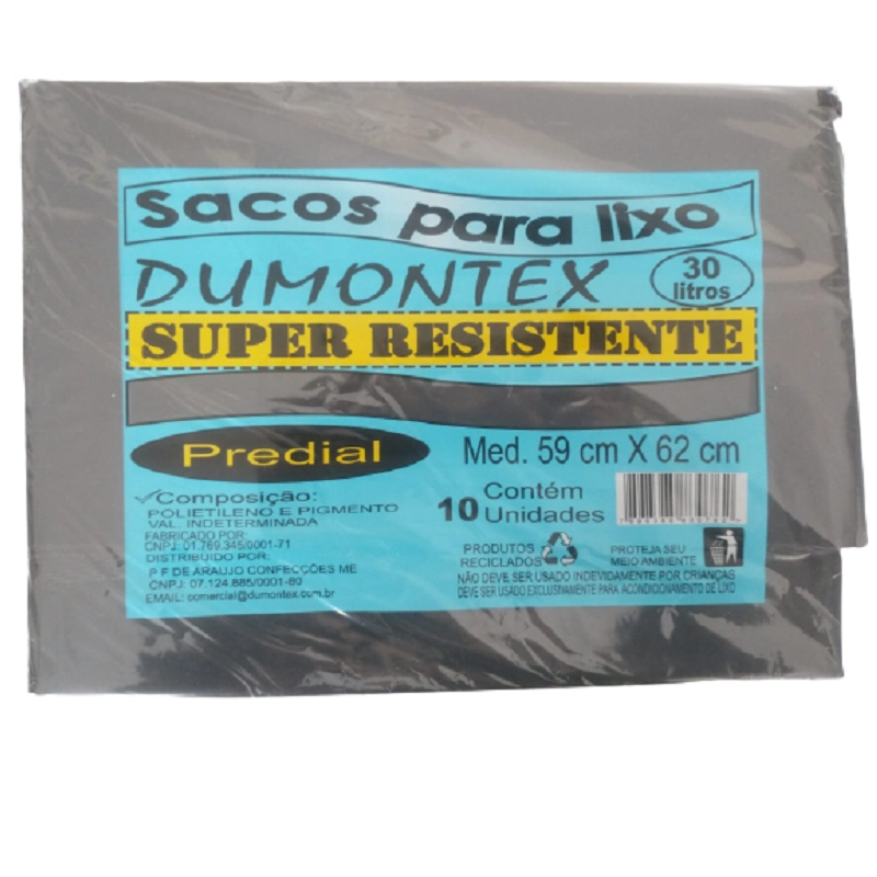 Saco Lixo Dumontex Reforc 30lt C 10