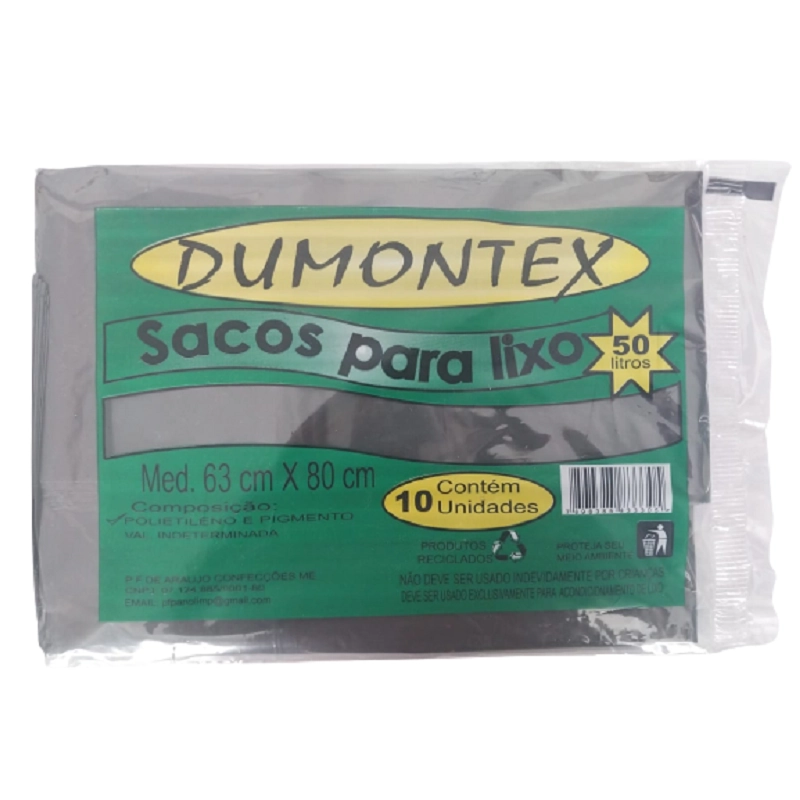 Saco Para Lixo Dumontex 10un