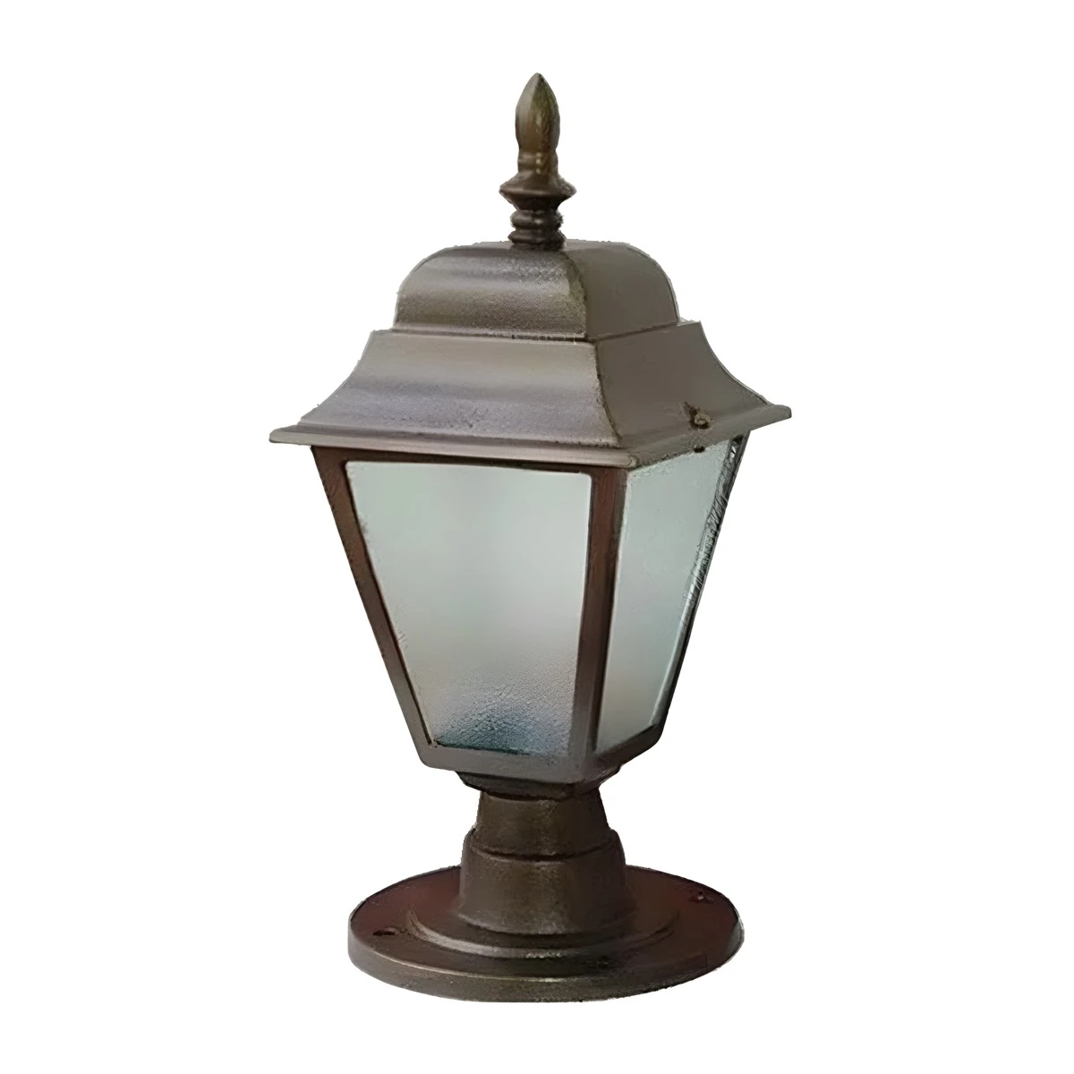 Poste Colonial Toronto Para Jardim Em Tubo De Alumínio 37cm