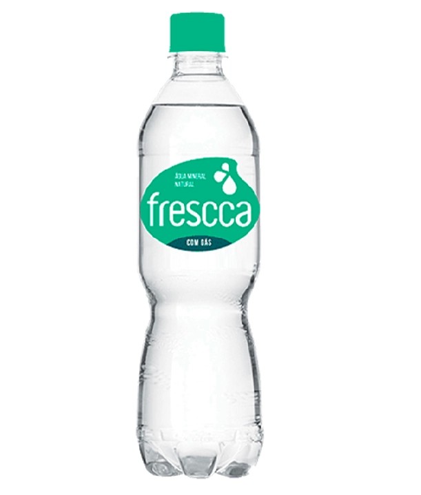 água Mineral Natural Com Gás Frescca Garrafa 510ml
