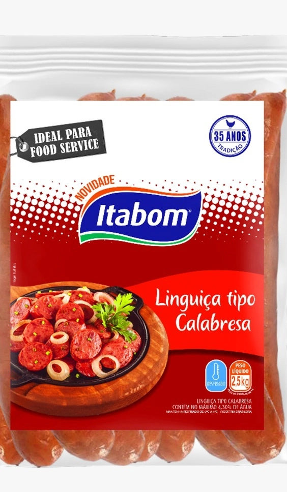 Ling Calabresa Itabom Pct 2,5kg