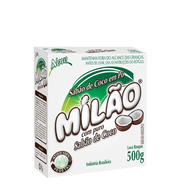 Lava Roupas Po Milao 500gr Coco