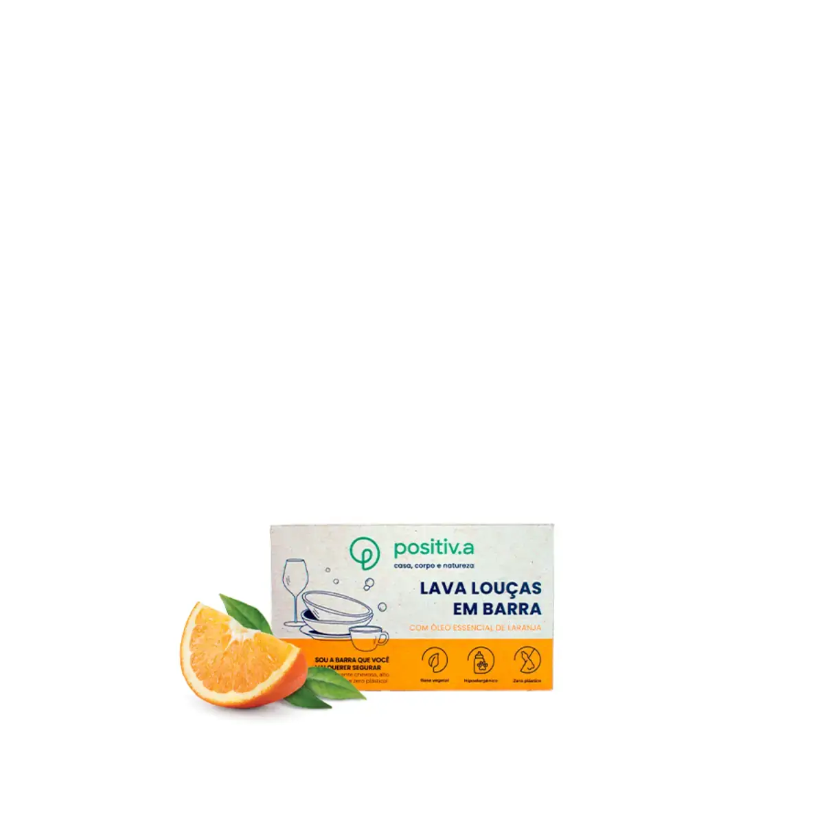Sabão em Barra Positiva Laranja 100g