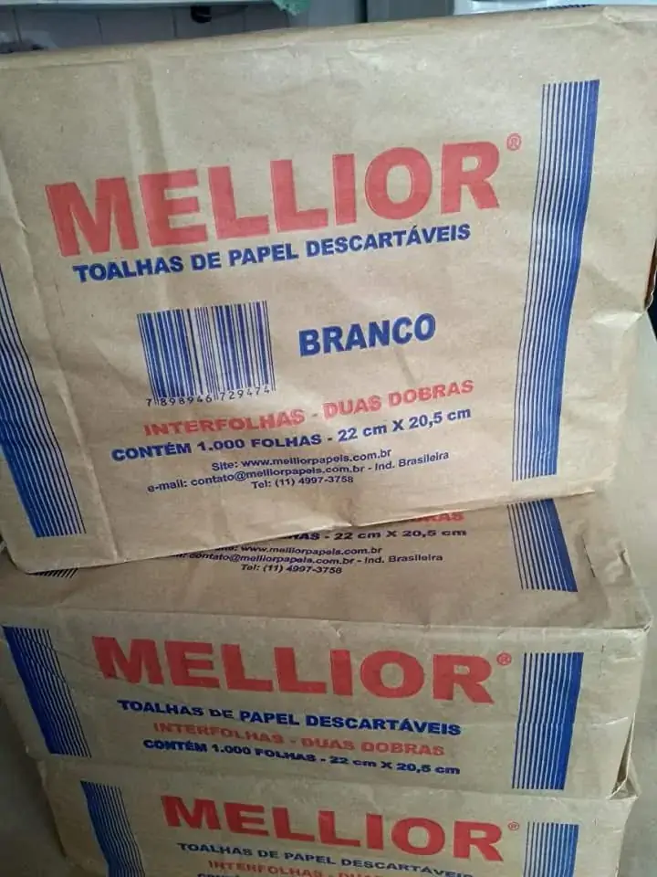 Toalha Interfolhas Branca 1000u
