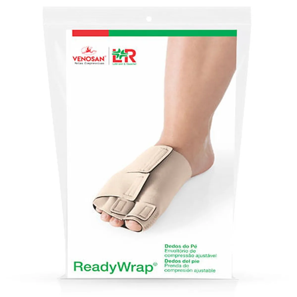 Ready Wrap Dedos do Pé - Cor: Bege   Tam: M/Esq