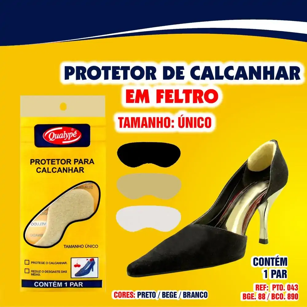 Separador De Dedos Qualype Protetor Para Calcanhar 1un