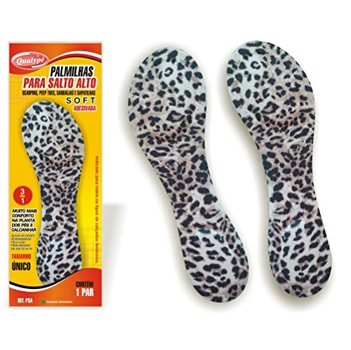 Palmilha Qualype Sapato Alto Soft 3 Em 1 Fashion 1un
