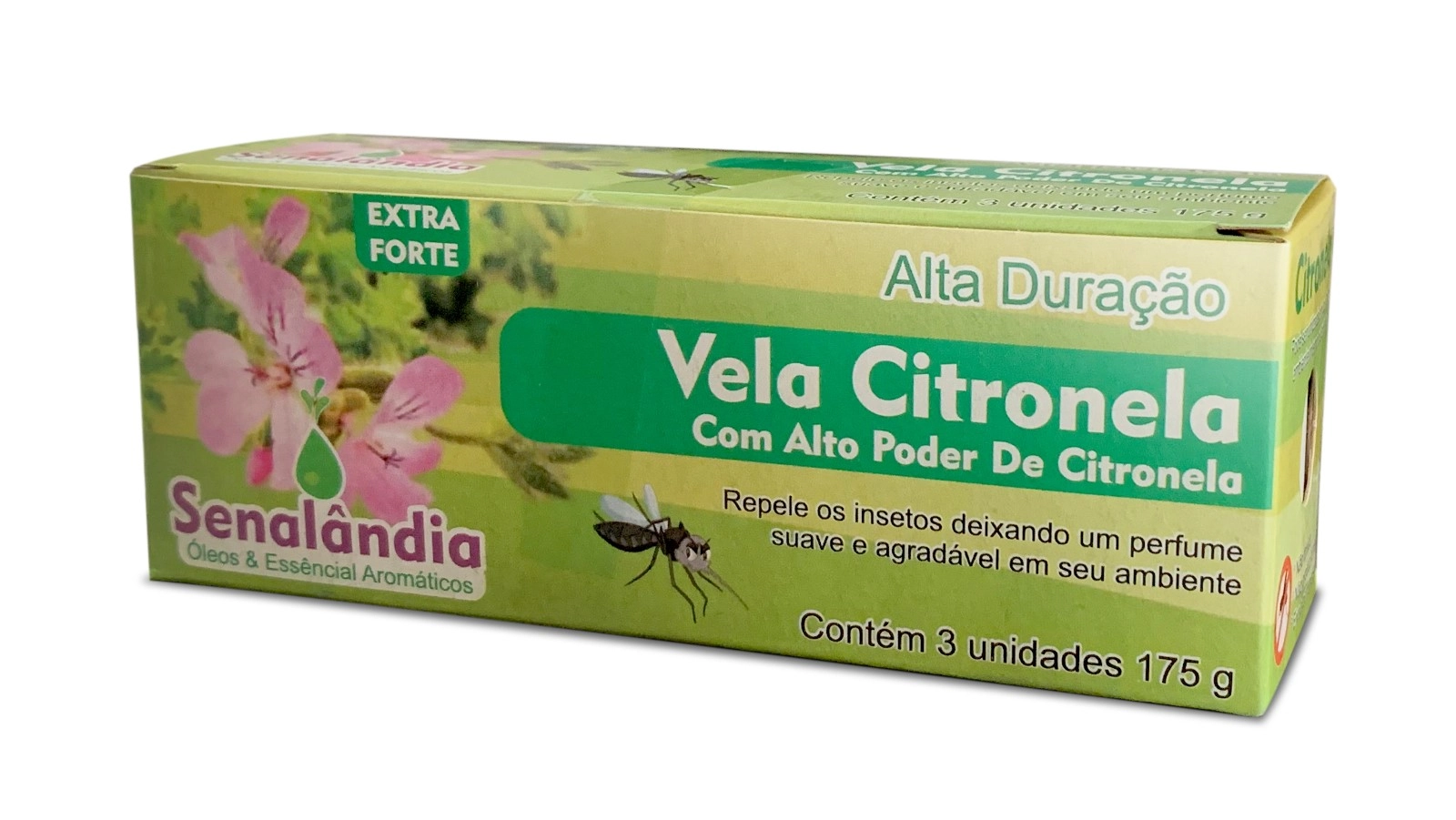 Vela De Citronela C/3 175g