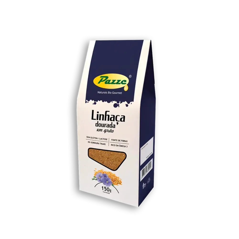 Grão de Linhaça Dourada Pazze 150 gramas