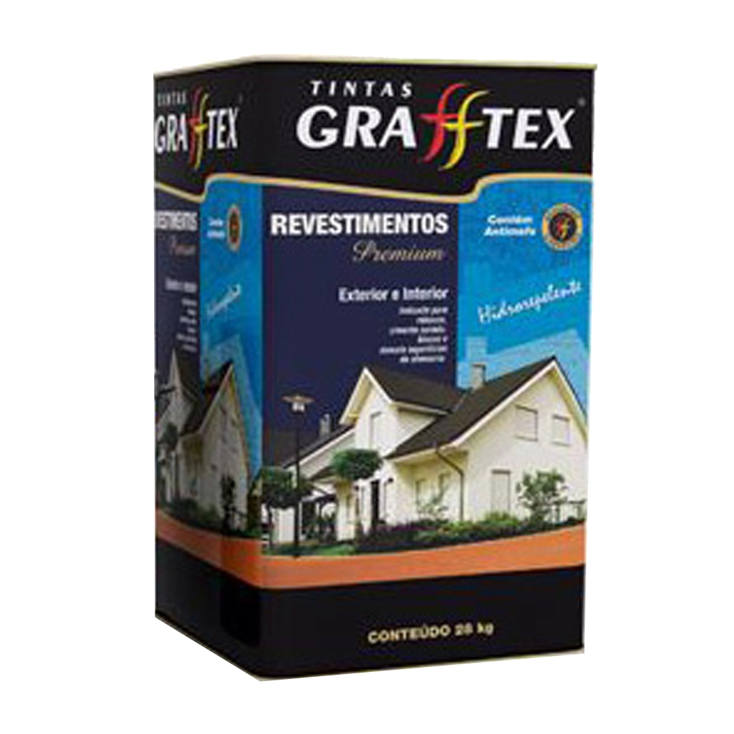 Textura Acrílica Rústica Marrom Barroco Grafftex 25Kg