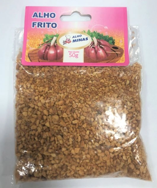 Alho Frito Minas Cartela 50gr