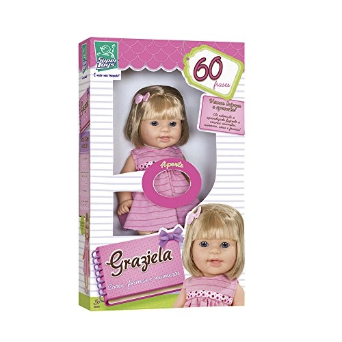 Boneca Bgraziela Com Cabelo Cores 193