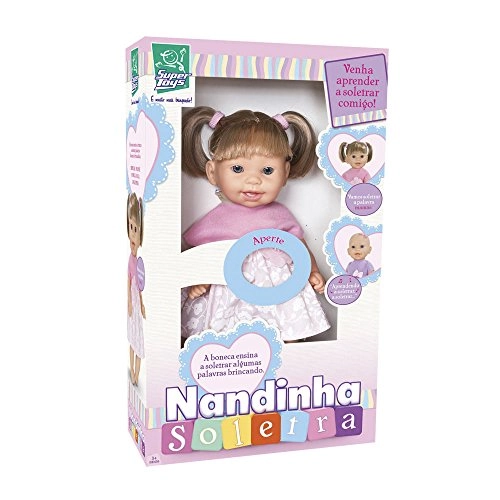 Brinquedo.boneca Nandinha Soletra